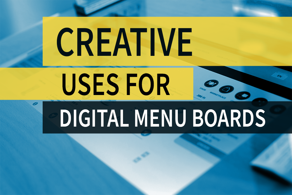 digital display menu boards